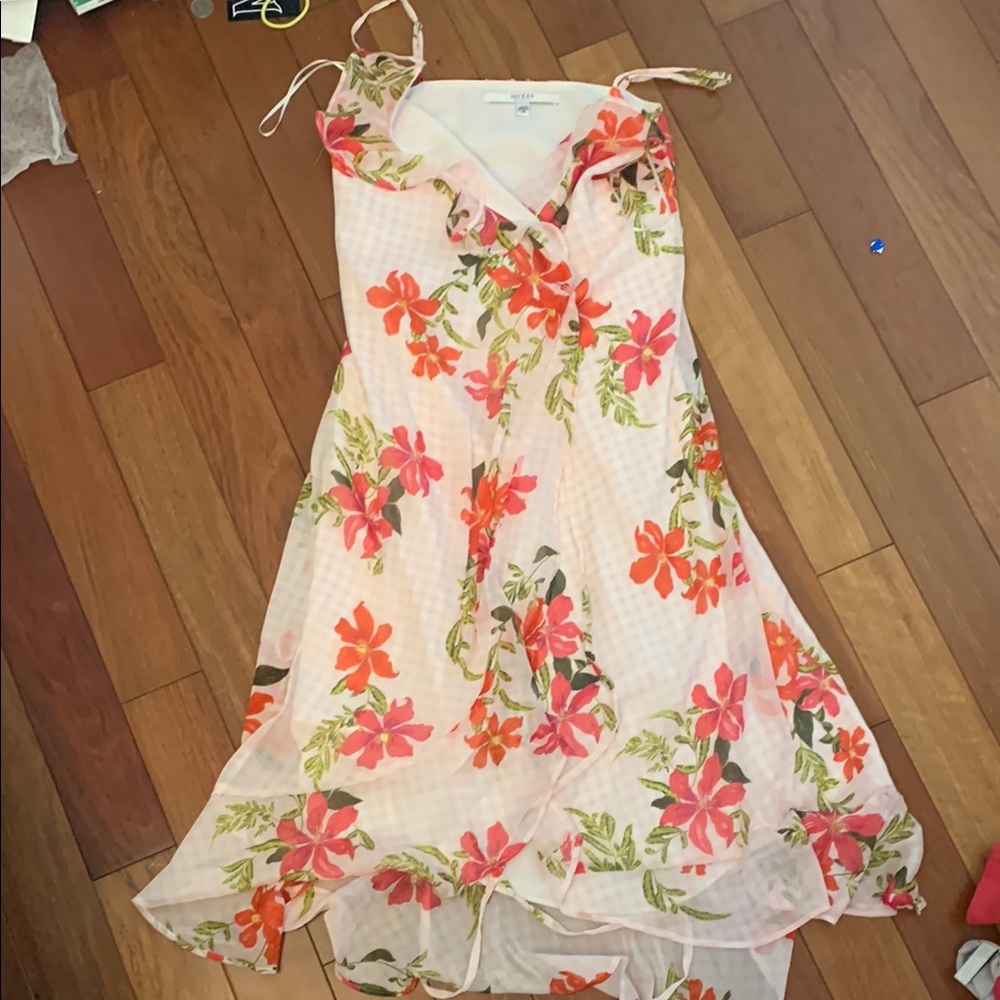 Floral Wrap Around Dress